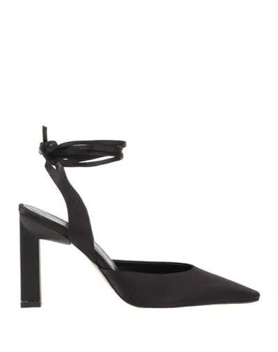 Bianca Di Woman Pumps Black Size 8 Textile Fibers