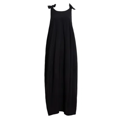 Bianca Popp Women's Balloon Dress With Straps In Black