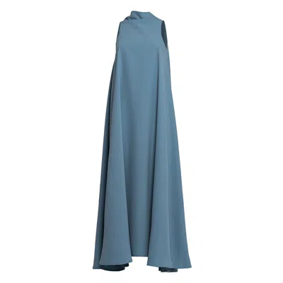 Bianca Popp Women's Bell Dress Long In Cloudy Blue Viscose