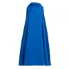 Bianca Popp Women's Bell Dress Short In Blue Taffeta In Blue