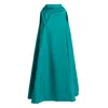 Bianca Popp Women's Bell Dress Short In Green Taffeta In Green