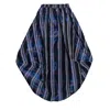 Bianca Popp Women's Blue / Pink / White Balloon Skirt In Blue Tartan Taffeta In Multi