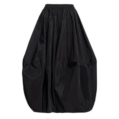 Bianca Popp Women's Imperial Skirt In Black Taffeta