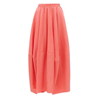 Bianca Popp Women's Imperial Skirt In Salmon Pink Rayon