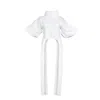 Bianca Popp Women's Long Sides Top In White Cotton In White