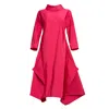 Bianca Popp Women's Many Angles Dress In Strong Pink Taffeta In Red