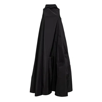 Bianca Popp Women's Many Pockets Dress In Black Taffeta