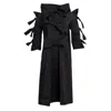 Bianca Popp Women's Many Ribbons Dress In Black Taffeta In Black