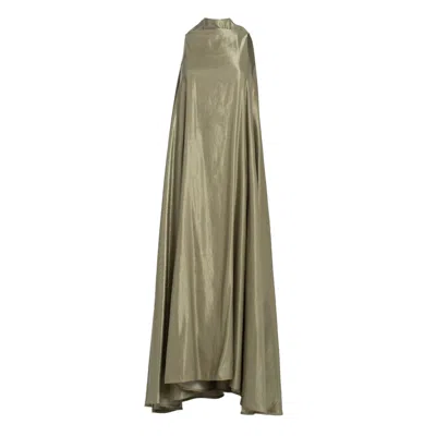 Bianca Popp Women's Neutrals Bell Dress Long In Ecru In Beige