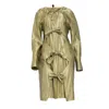 Bianca Popp Women's Neutrals Many Ribbons Trench In Bright Ecru Viscose In Beige
