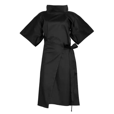 Bianca Popp Women's Nunnery Dress In Black Cotton