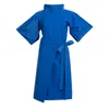 Bianca Popp Women's Nunnery Dress In Blue Taffeta In Blue