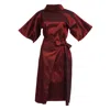Bianca Popp Women's Nunnery Dress In Red Taffeta In Red