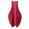 Bianca Popp Women's Pink / Purple Semiballoon Dress In Raspberry Cotton In Pink/purple