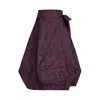 Bianca Popp Women's Pink / Purple Wrapped Skirt In Purple Patch Taffeta In Pink/purple