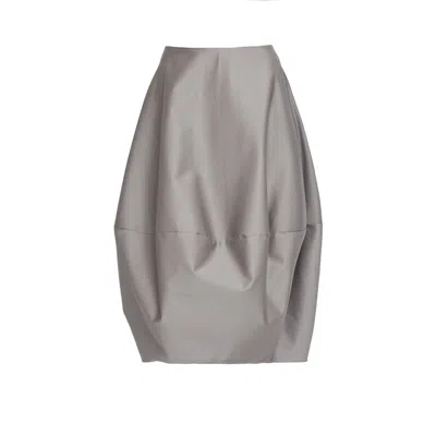 Bianca Popp Women's Pocal Skirt In Grey Cotton