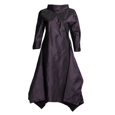 Bianca Popp Women's Purple Many Angles Dress In Mauve Taffeta