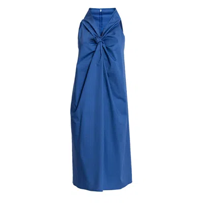 Bianca Popp Women's Rosebud Dress In Blue Cotton