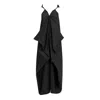 Bianca Popp Women's Two Pages Dress In Black Taffeta In Black
