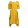 Bianca Popp Women's Yellow / Orange Puff Dress With Flaps In Yellow In Yellow/orange