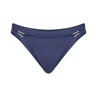 Bianca Resortwear Women's Blue Lena Swim Bottom In Charcoal