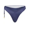 Bianca Resortwear Women's Blue Lulu Swim Bottom In Charcoal In Blue