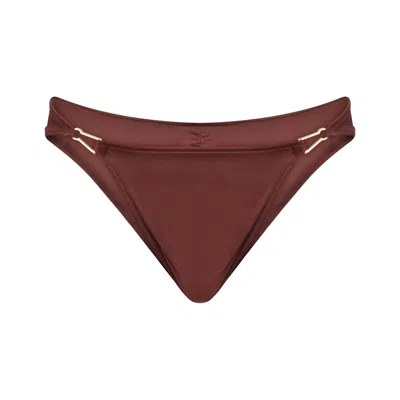 Bianca Resortwear Women's Brown Lena Swim Bottom In Chestnut