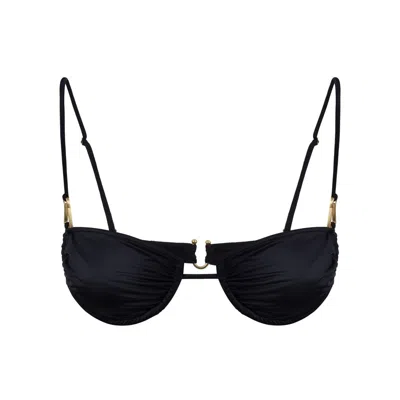 Bianca Resortwear Women's Gala Bikini Top In Black