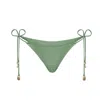 Bianca Resortwear Women's Green Isla Swim Bottom In Sage In Green