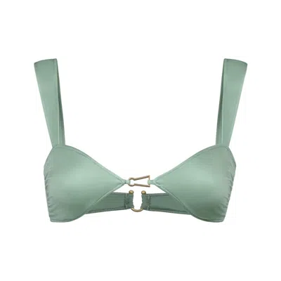 Bianca Resortwear Women's Green Lola Bikini Top In Sage