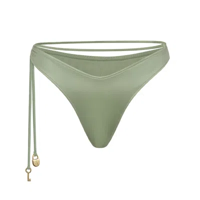 Bianca Resortwear Women's Green Lulu Swim Bottom In Sage