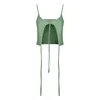 Bianca Resortwear Women's Green Nicole Top In Sage In Green