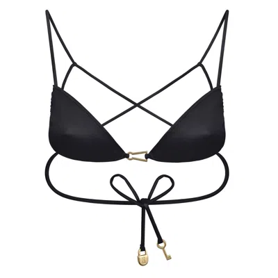 Bianca Resortwear Women's India Bikini Top In Black
