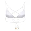 Bianca Resortwear Women's India Bikini Top In White In White