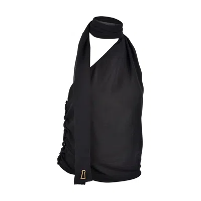 Bianca Resortwear Women's June Top In Black In Blue