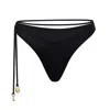 Bianca Resortwear Women's Lulu Swim Bottom In Black In Black