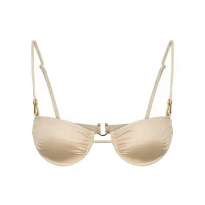 Bianca Resortwear Women's Neutrals Gala Bikini Top In Cream In White