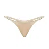 Bianca Resortwear Women's Neutrals Rose Swim Bottom In Cream In White