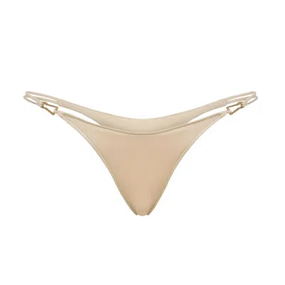 Bianca Resortwear Women's Neutrals Rose Swim Bottom In Cream In White