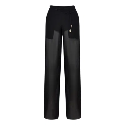 Bianca Resortwear Women's Paloma Trousers In Black