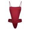 Bianca Resortwear Women's Red Aria Swimsuit In Cherry In Red