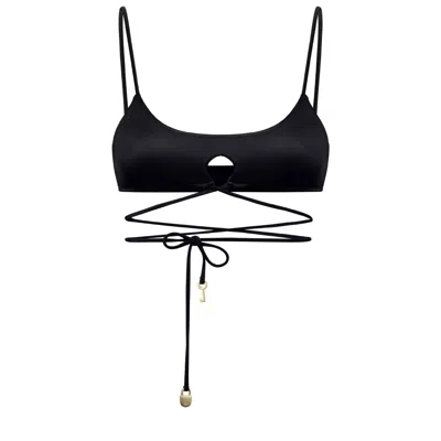 Bianca Resortwear Women's Romi Bikini Top In Black