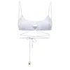 Bianca Resortwear Women's Romi Bikini Top In White In White