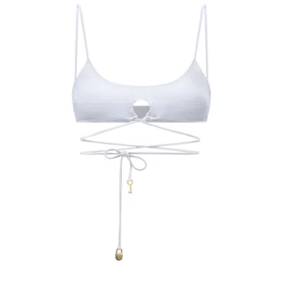 Bianca Resortwear Women's Romi Bikini Top In White