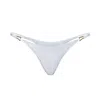 Bianca Resortwear Women's Rose Swim Bottom In White In White