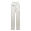 Bianca Resortwear Women's White Nara Wrap Trousers In Ivory In White