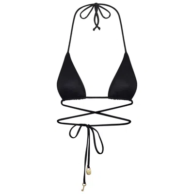 Bianca Resortwear Women's Yasmin Bikini Top In Black