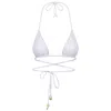 Bianca Resortwear Women's Yasmin Bikini Top In White In White