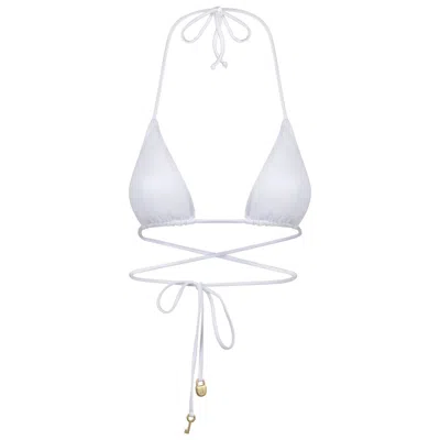 Bianca Resortwear Women's Yasmin Bikini Top In White
