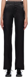 Bianca Saunders Black Bailey Trousers In Black
